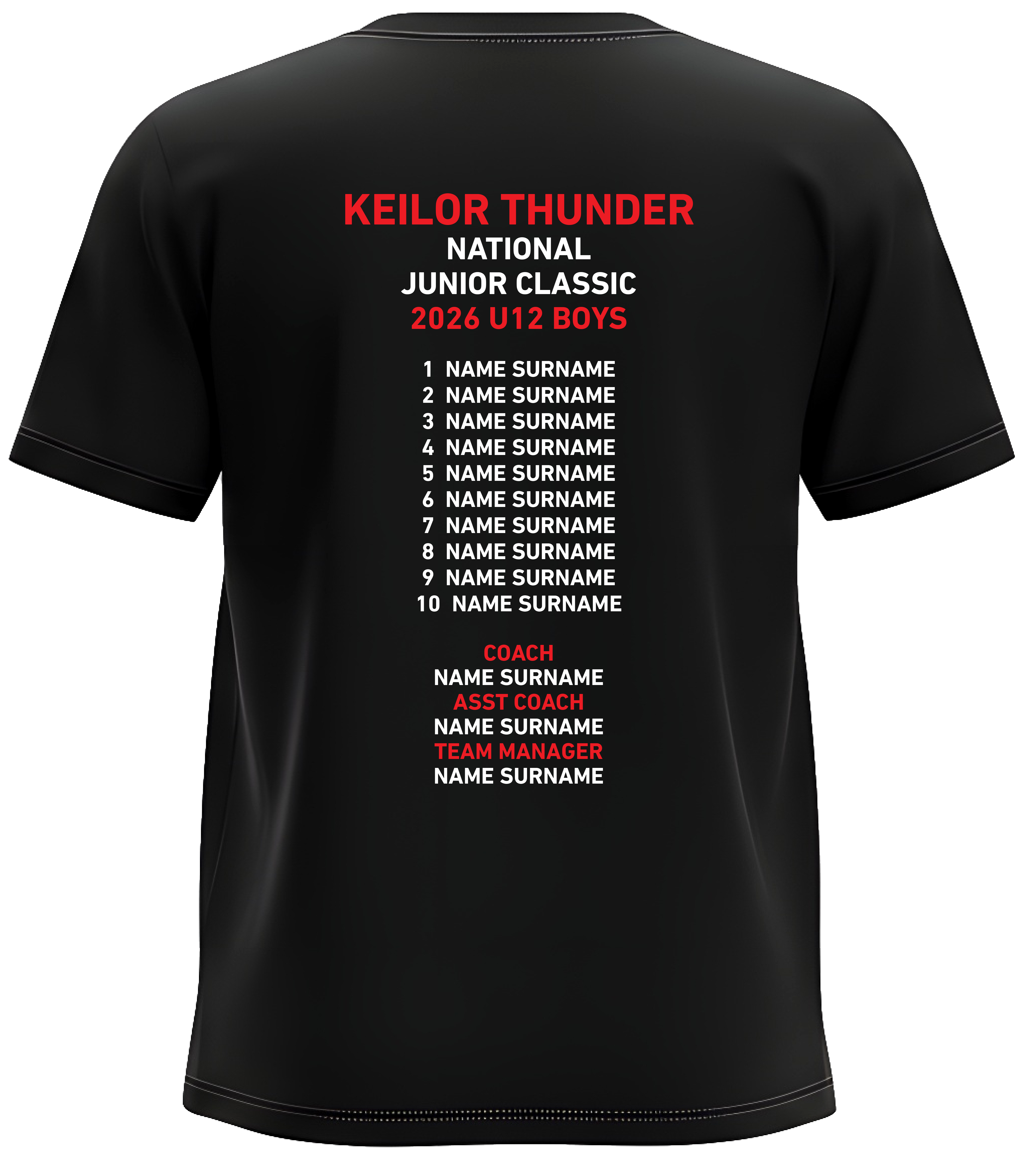 Keilor Thunder National Junior Classic 2026 Tee