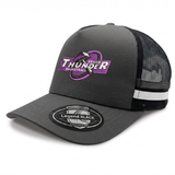 Striped Trucker Cap - Go Grey In May